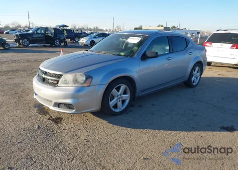2014 Dodge Avenger Se из США, поврежденный, VIN 1C3CDZAG4EN174931
